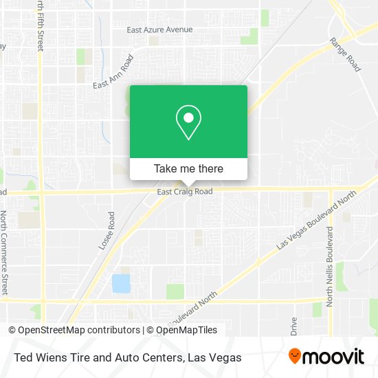 Mapa de Ted Wiens Tire and Auto Centers