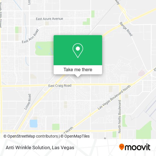 Anti Wrinkle Solution map