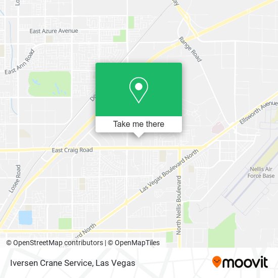 Iversen Crane Service map