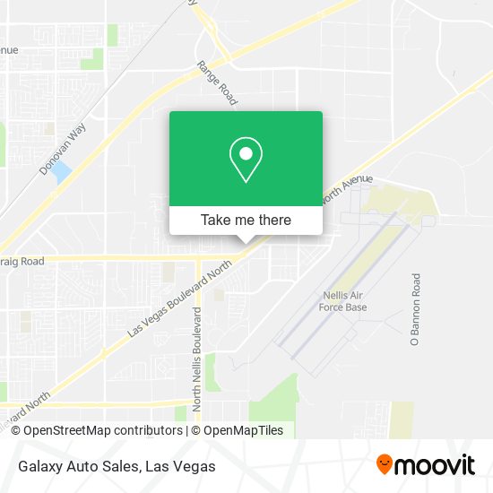 Galaxy Auto Sales map