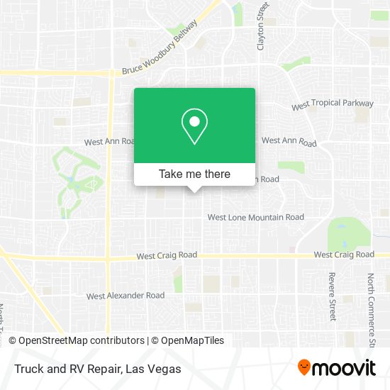 Truck and RV Repair map