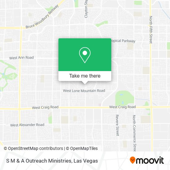 S M & A Outreach Ministries map