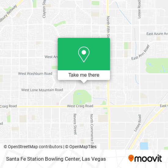 Santa Fe Station Bowling Center map