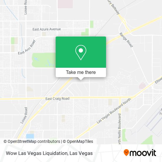 Wow Las Vegas Liquidation map