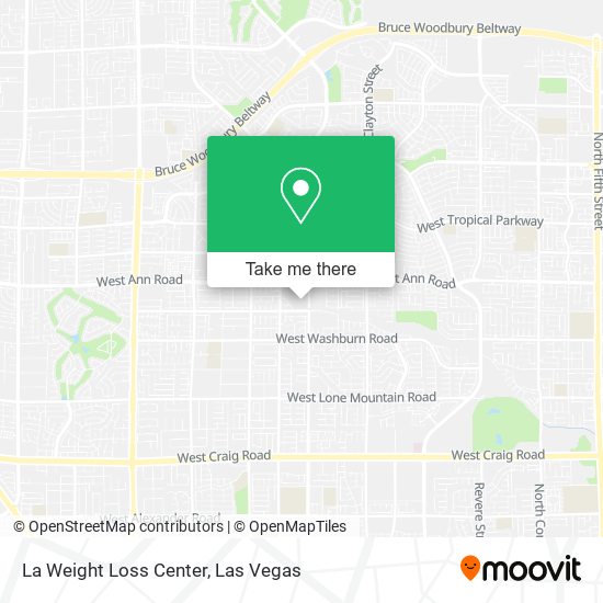 La Weight Loss Center map