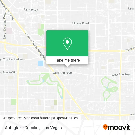 Mapa de Autoglaze Detailing