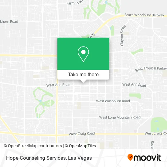 Hope Counseling Services map
