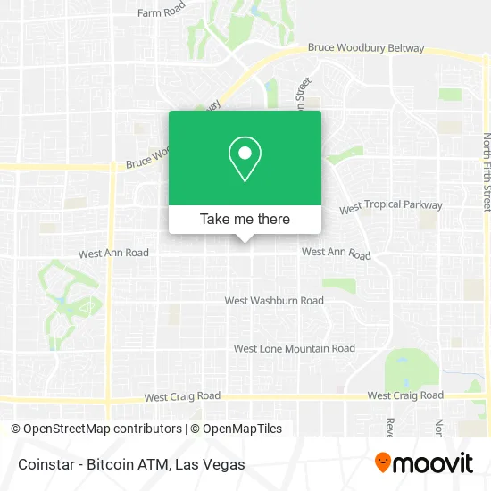 Coinstar - Bitcoin ATM map