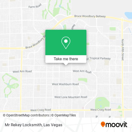 Mapa de Mr Rekey Locksmith