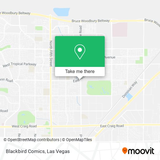 Mapa de Blackbird Comics