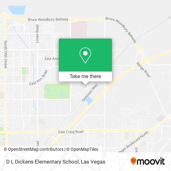 D L Dickens Elementary School map