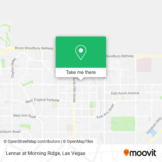 Lennar at Morning Ridge map