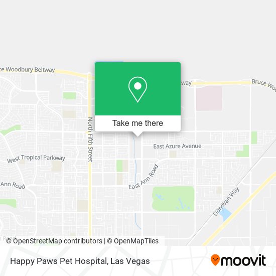 Mapa de Happy Paws Pet Hospital