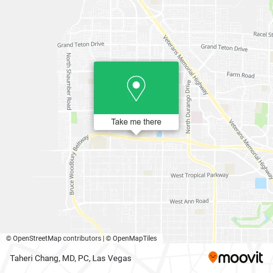 Mapa de Taheri Chang, MD, PC