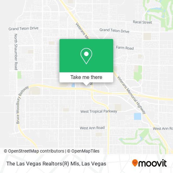 The Las Vegas Realtors(R) Mls map