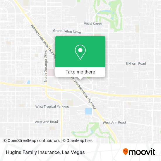 Hugins Family Insurance map