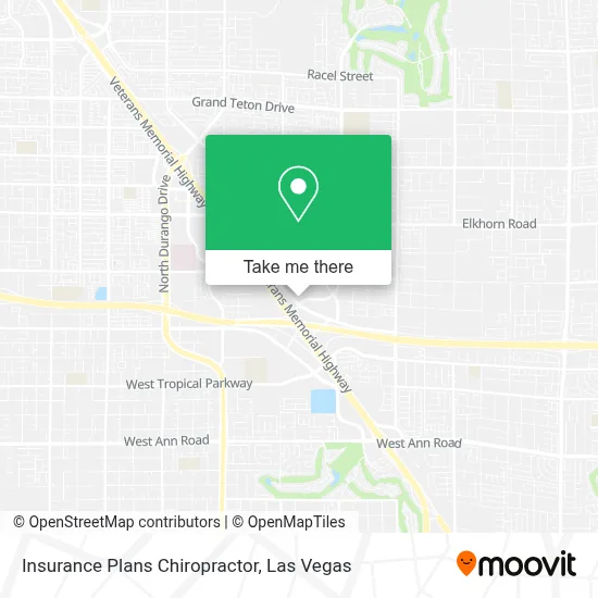Insurance Plans Chiropractor map