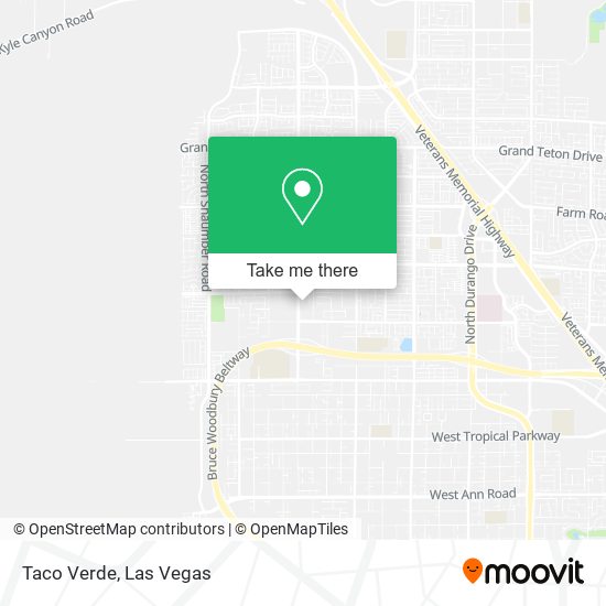 Mapa de Taco Verde