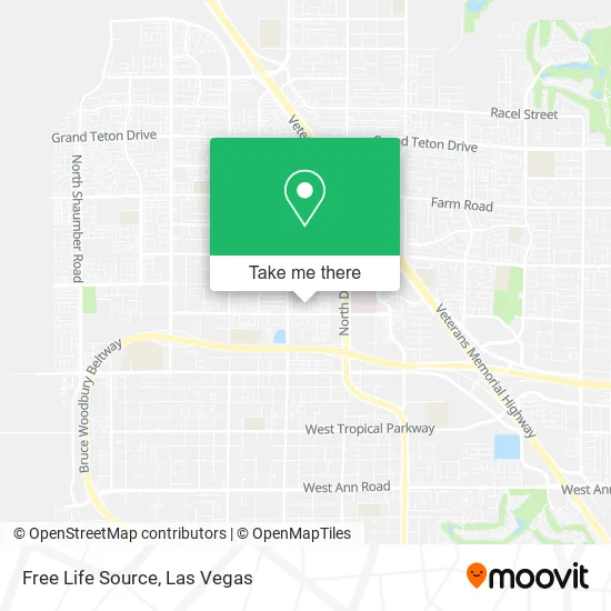 Mapa de Free Life Source