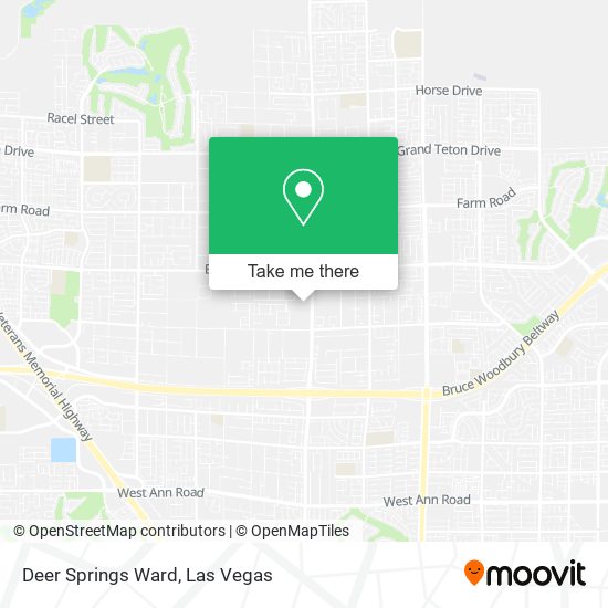 Deer Springs Ward map
