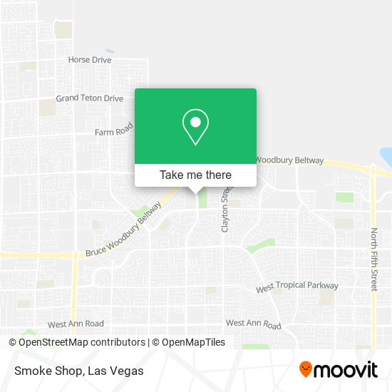 Smoke Shop map