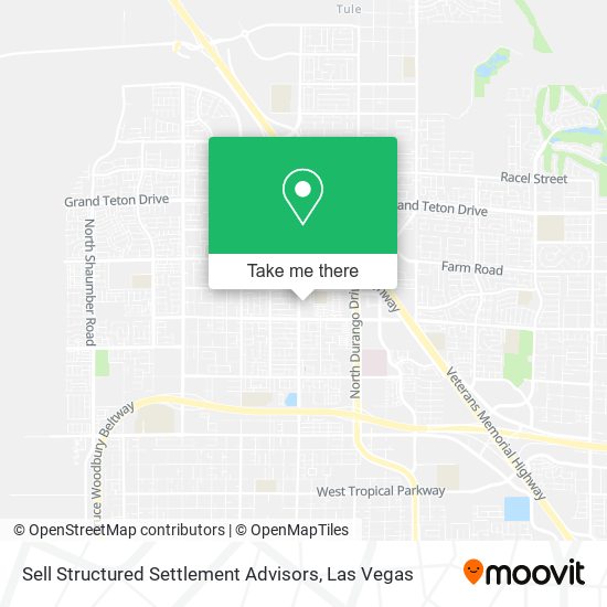 Sell Structured Settlement Advisors map