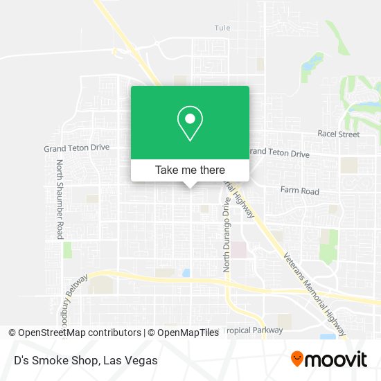 D's Smoke Shop map