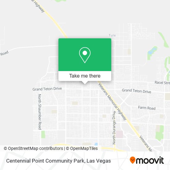 Mapa de Centennial Point Community Park