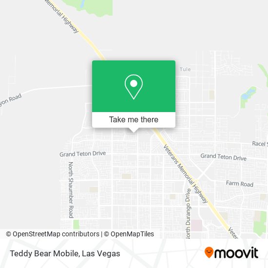 Mapa de Teddy Bear Mobile