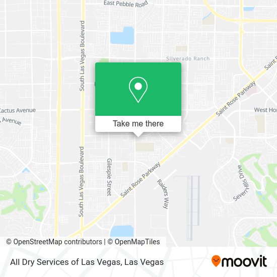 Mapa de All Dry Services of Las Vegas