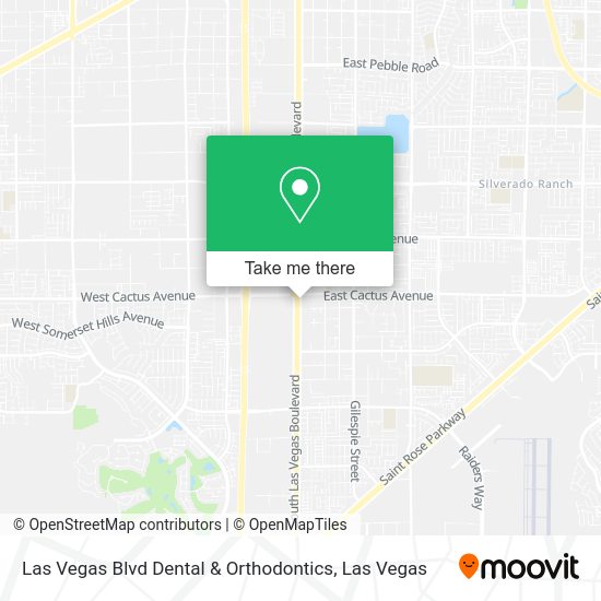 Mapa de Las Vegas Blvd Dental & Orthodontics