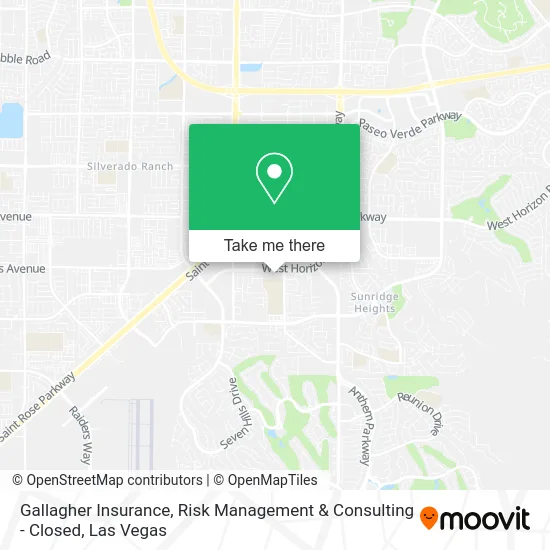 Mapa de Gallagher Insurance, Risk Management & Consulting - Closed