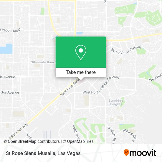 St Rose Siena Musalla map