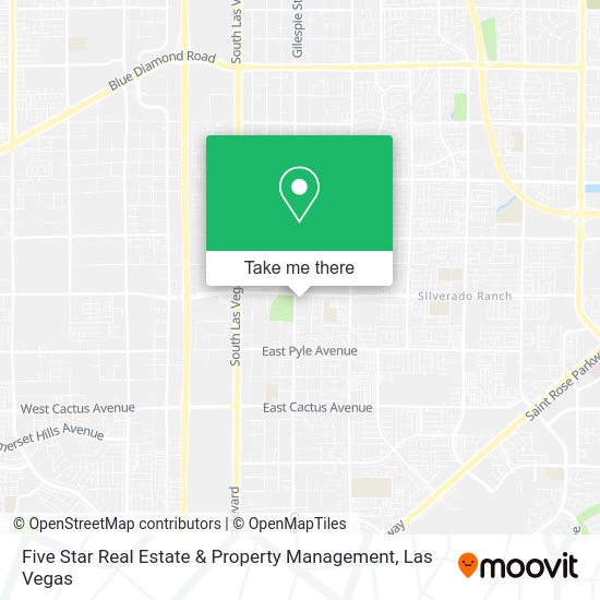 Five Star Real Estate & Property Management map