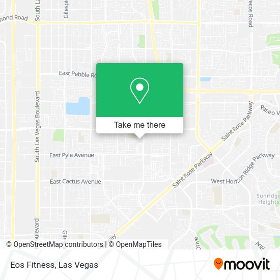 Eos Fitness map