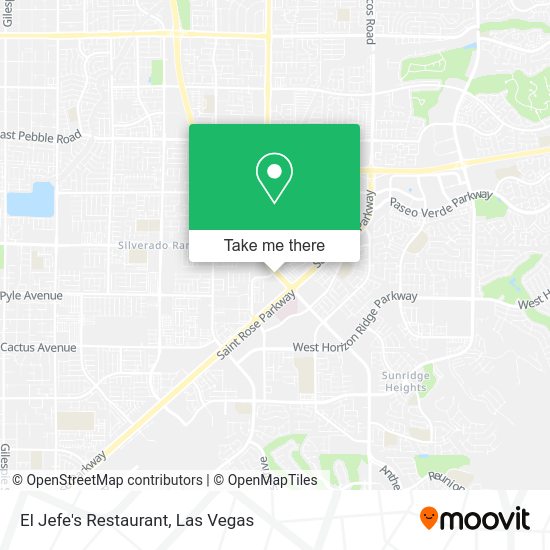 Mapa de El Jefe's Restaurant