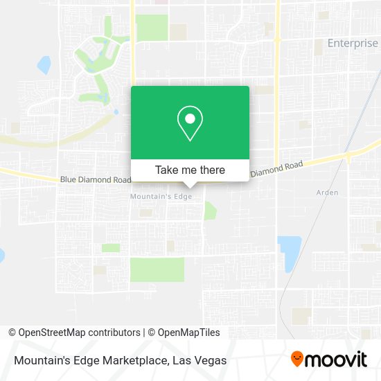 Mountain's Edge Marketplace map