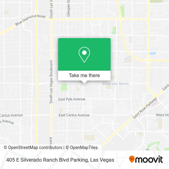 405 E Silverado Ranch Blvd Parking map