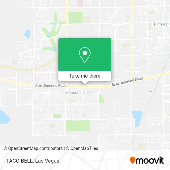 TACO BELL map