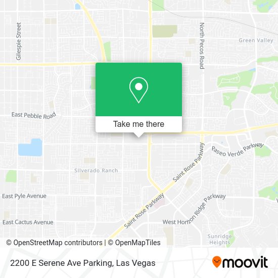 2200 E Serene Ave Parking map