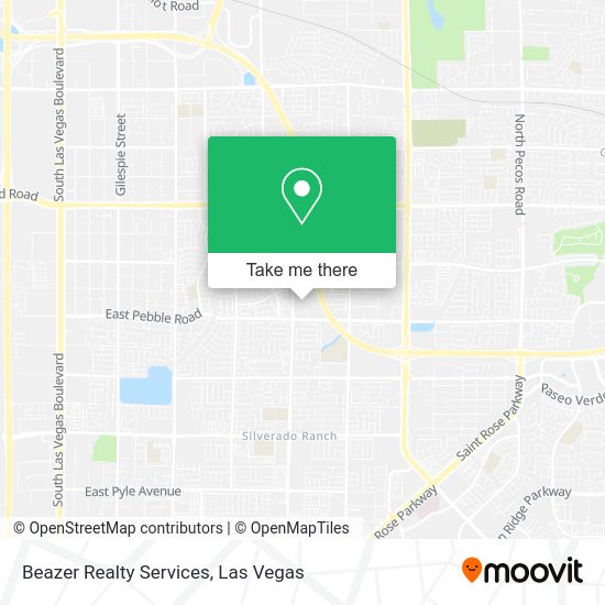 Beazer Realty Services map