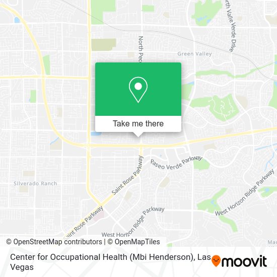 Mapa de Center for Occupational Health (Mbi Henderson)