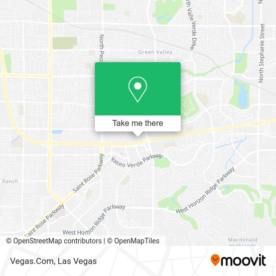 Mapa de Vegas.Com