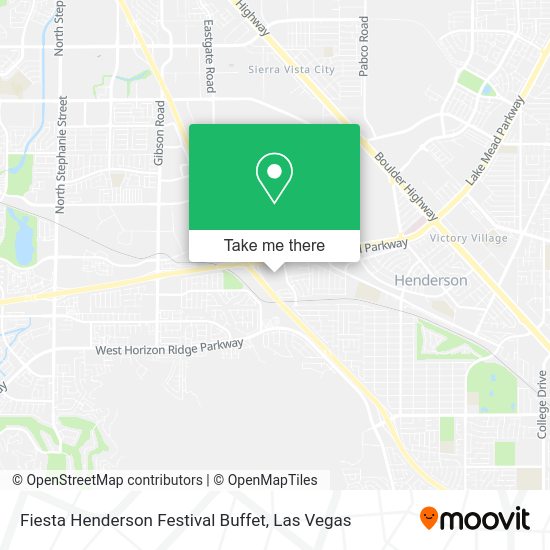 Mapa de Fiesta Henderson Festival Buffet