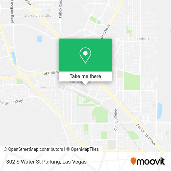 302 S Water St Parking map