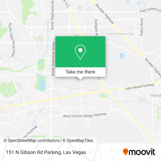 151 N Gibson Rd Parking map