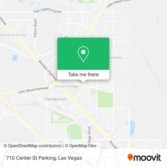 Mapa de 710 Center St Parking