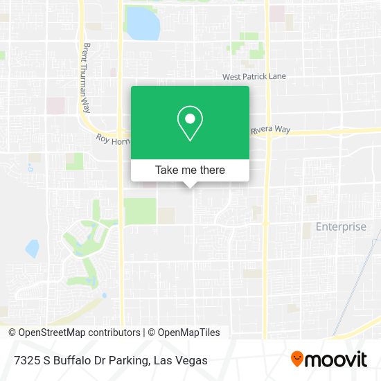 Mapa de 7325 S Buffalo Dr Parking