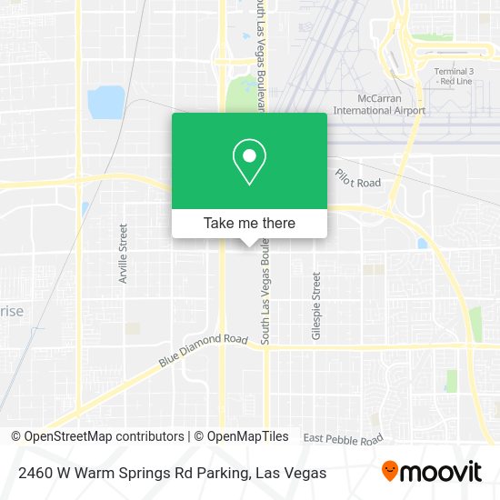 2460 W Warm Springs Rd Parking map