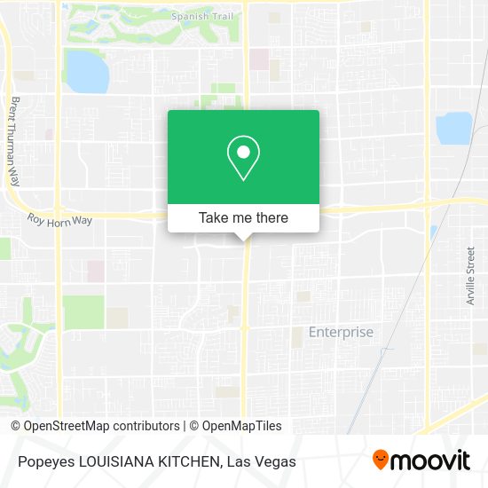 Mapa de Popeyes LOUISIANA KITCHEN